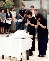 Memorial service for curry-poisoning victims